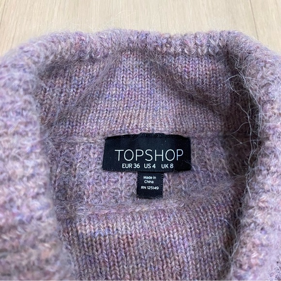 Topshop | Cozy Purple Knit Sweater 💜 - Picture 3 of 6